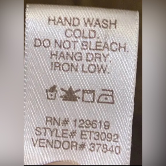 Daytrip Womens Large Button Down Tie Waist Sheer Floral Balloon Slv Blouse - Picture 12 of 12